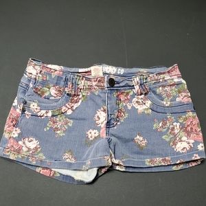 Mossimo Supply Co Floral Wm Shorts Sz 7 Fit 6